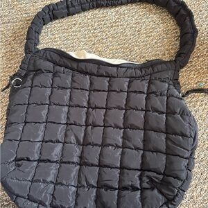 Quilted Black Shoulder Bag